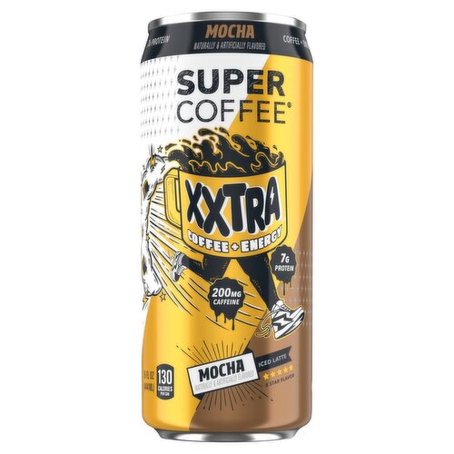 Super Coffee Mocha Xxtra Coffee + Energy Iced Latte, 15 fl oz