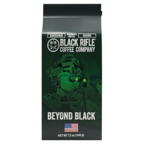 Black Rifle Coffee Company Beyond Black Ground Dark America's Coffee, 12 oz