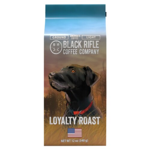 Black Rifle Coffee Company Light Loyalty Ground Light Roast America's Coffee, 12 oz