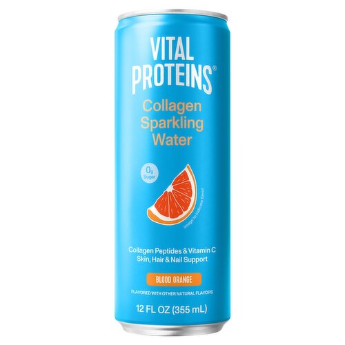 Vital Proteins Blood Orange Collagen Sparkling Water, 12 fl oz