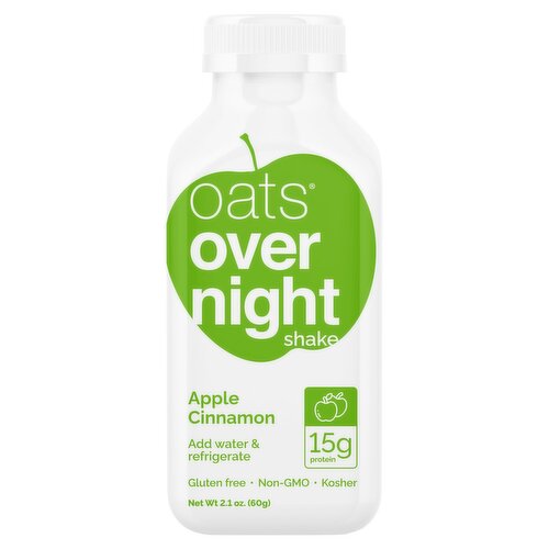 Oats Overnight Apple Cinnamon Shake, 2.1 oz