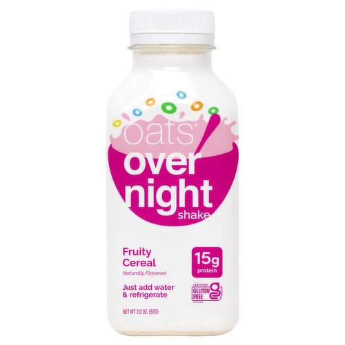 Oats Overnight Fruity Cereal Shake, 2.0 oz