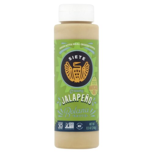 Siete Creamy Jalapeño Botana Sauce, 8.5 oz