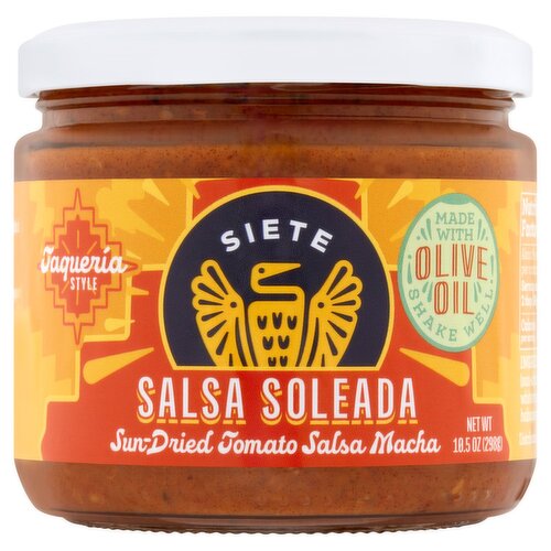 Siete Taqueria Style Salsa Soleada, 10.5 oz