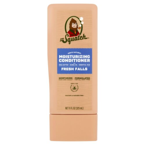 Dr. Squatch Fresh Falls Men's Natural Moisturizing Conditioner, 11 fl oz