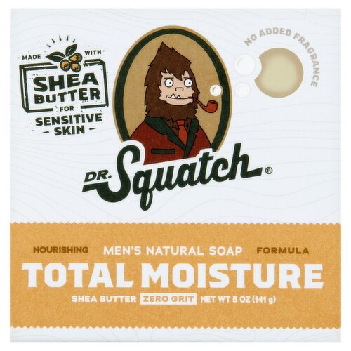 Dr. Squatch Total Moisture Men's Natural Soap, 5 oz