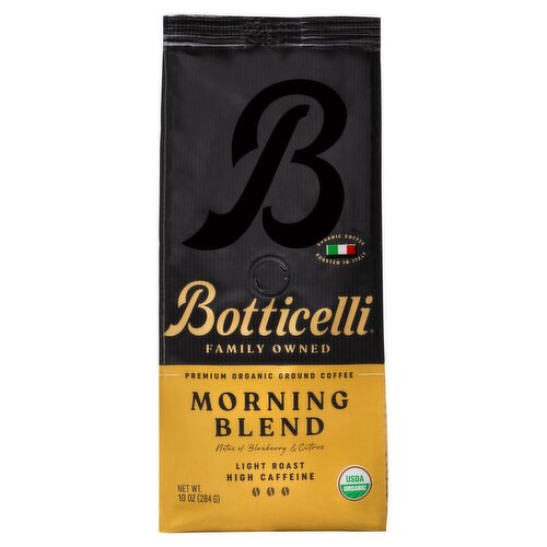 Botticelli Morning Blend Light Roast Coffee, 10 oz