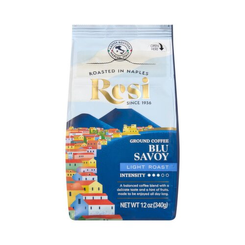 Resi Blu Savoy Light Roast Ground Coffee, 12 oz
