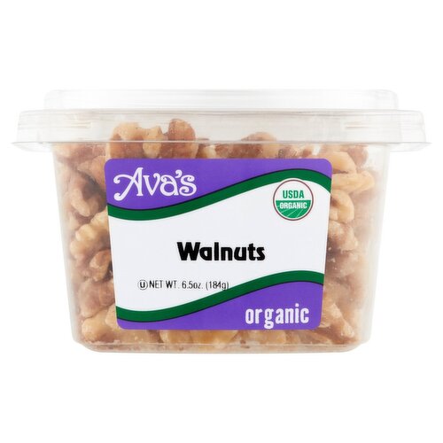 Ava's Organic Walnuts, 6.5 oz