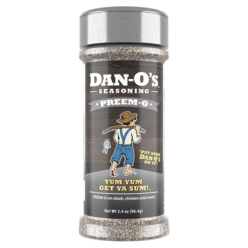Dan O's Preem-O Seasoning, 3.4 oz