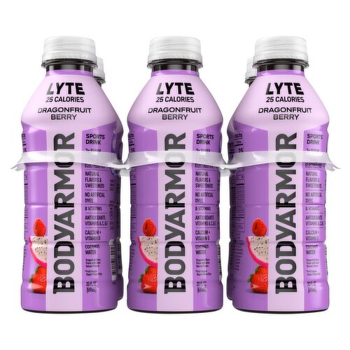BodyArmor Lyte Dragonfruit Berry Sports Drink, 20 fl oz, 6 count
