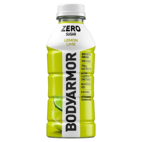 BodyArmor Zero Sugar Lemon Lime Flavor Sports Drink, 16 fl oz