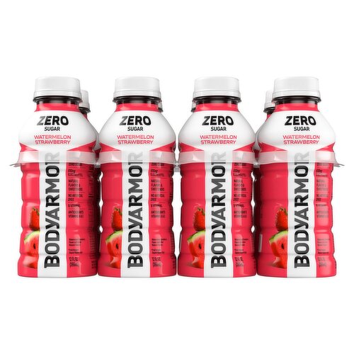 BodyArmor Zero Sugar Watermelon Strawberry Sports Drink, 12 fl oz, 8 count