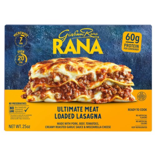 Giovanni Rana Ultimate Meat Loaded Lasagna, 25 oz