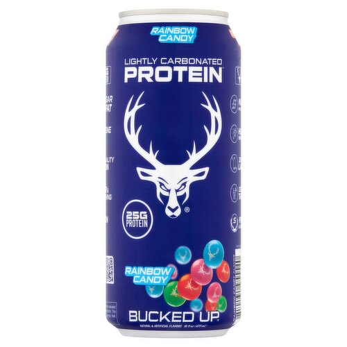Bucked Up Rainbow Candy Lightly Carbonated Protein Drink, 16 fl oz