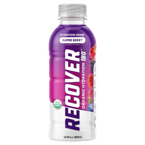 Recover Organic 180 Super Berry Hydration Drink, 16 fl oz