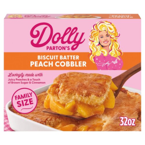 Dolly Parton's Peach Cobbler Biscuit Batter Family Size, 32 oz