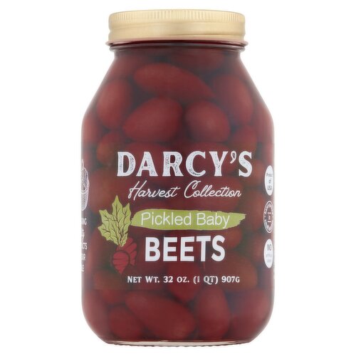 Darcy's Harvest Collection Pickled Baby Beets, 32 oz
