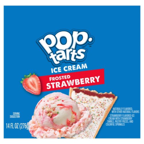 Pop-Tarts Frosted Strawberry Ice Cream, 14 fl oz