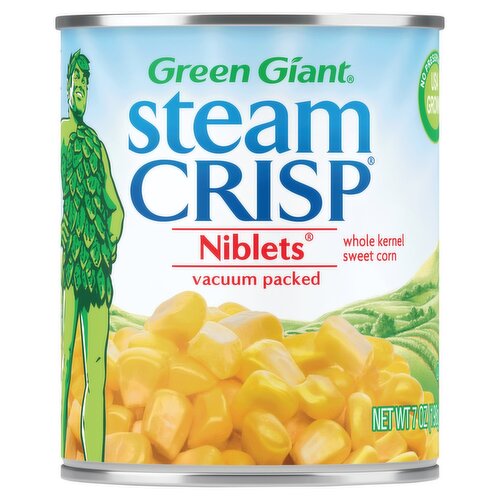 Green Giant SteamCrisp Whole Kernel Sweet Corn Niblets, 7 oz