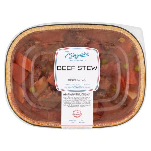 Cingari Family Markets Beef Stew, 20.0 oz