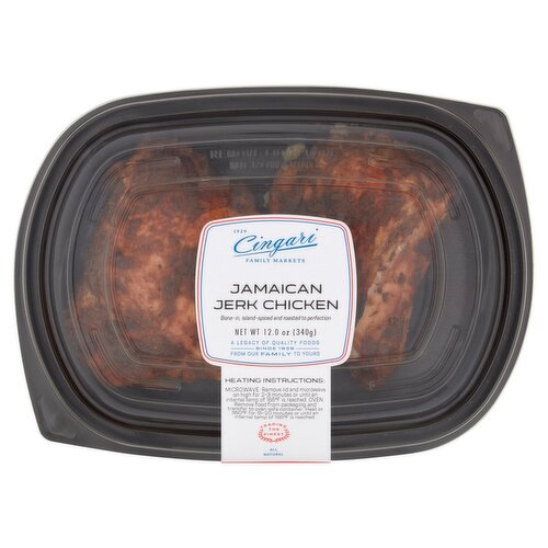 Cingari Family Markets Jamaican Jerk Chicken, 12.0 oz