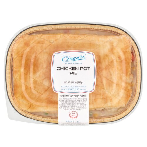 Cingari Family Markets Chicken Pot Pie, 20.0 oz