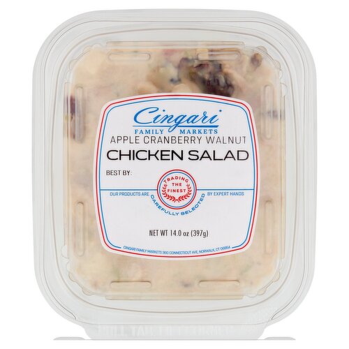 Cingari Family Markets Apple Cranberry Walnut Chicken Salad, 14.0 oz