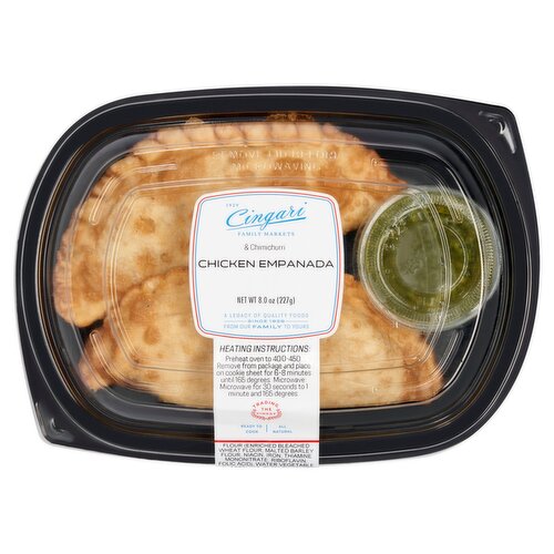 Cingari Family Markets Chicken Empanada - Sold Cold, 8 oz 