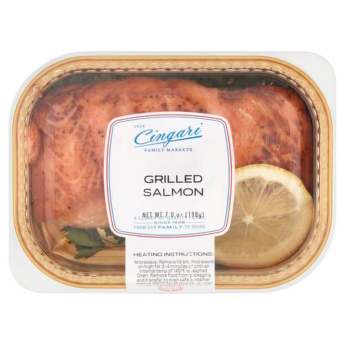 Cingari Family Markets Grilled Salmon, 7.0 oz