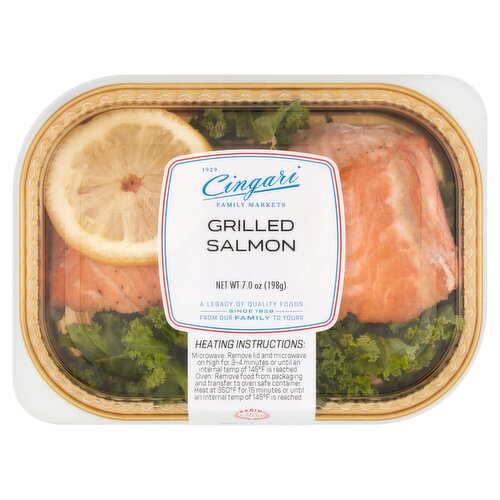 Cingari Family Markets Grilled Salmon, 7.0 oz