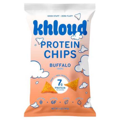 Khloud Buffalo Flavored Protein Chips, 5 oz