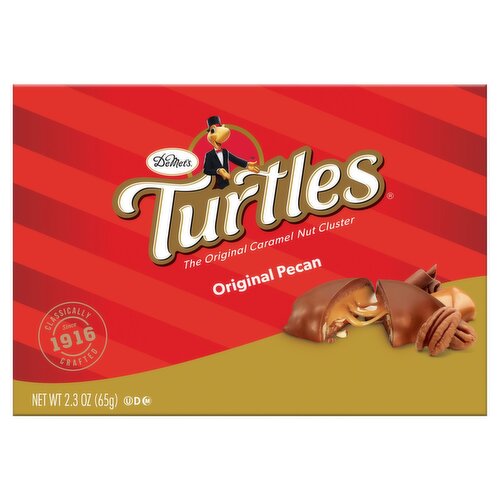 Demet's Turtles The Original Pecan Caramel Nut Cluster, 2.3 oz