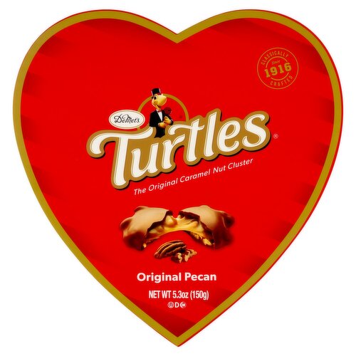 Demet's Turtles The Original Pecan Caramel Nut Cluster, 5.3 oz