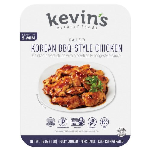 Kevin's Natural Foods Paleo Korean BBQ-Style Chicken, 16 oz