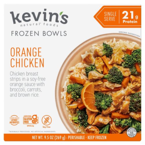 Kevin's Natural Foods Orange Chicken, 9.5 oz