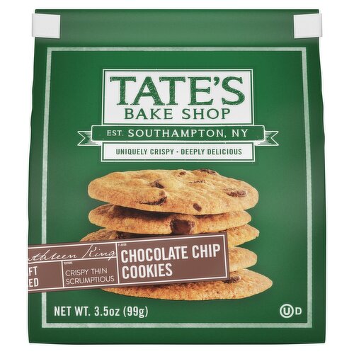 Tate's Bake Shop Chocolate Chip Cookies, 3.5 oz