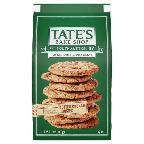 Tate's Bake Shop Butter Crunch Cookies, 7 oz