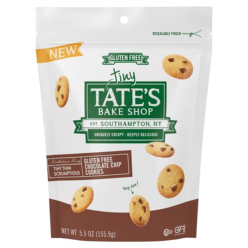 Tate's Bake Shop Tiny Gluten Free Chocolate Chip Cookies, 5.5 oz