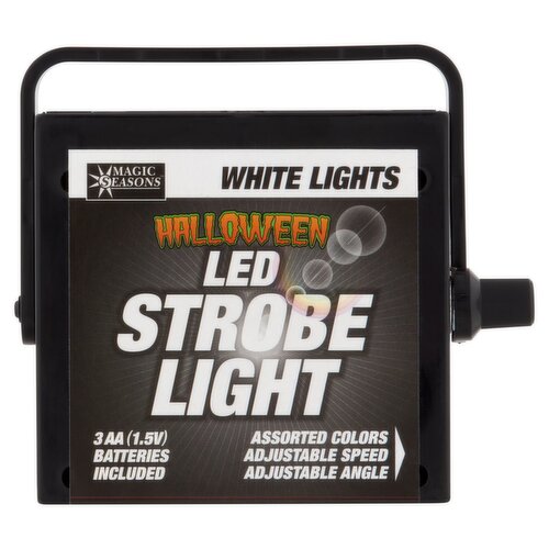 Magic Seasons Halloween LED Strobe Light, White