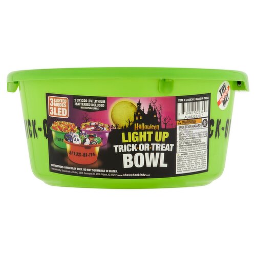 Shawshank LEDz Halloween Light Up Trick or Treat Bowl