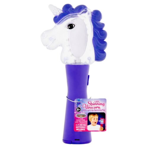 Blazing LED Light Up Spinning Unicorn Toy, 8+