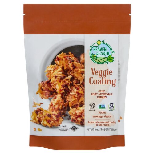Heaven & Earth Veggie Coating Crisp Root Vegetable Crumbs, 10 oz