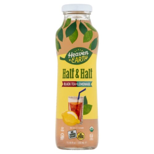 Heaven & Earth Black Tea + Lemonade Half & Half, 11.15 fl oz