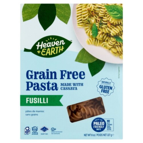 Heaven & Earth Fusilli Grain Free Pasta, 8 oz