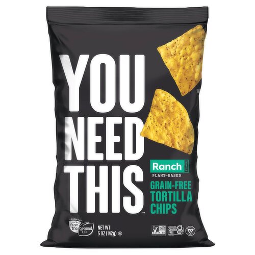 You Need This Ranch Flavor Grain-Free Tortilla Chips, 5 oz