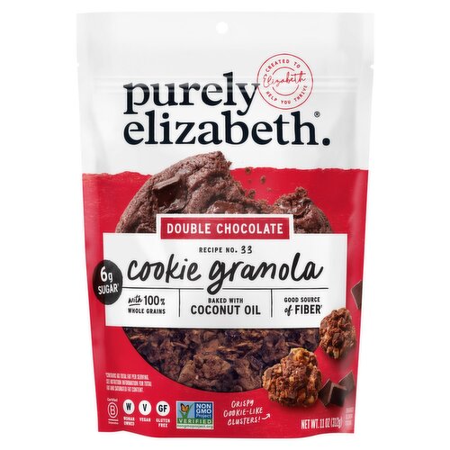 Purely Elizabeth Recipe No. 33 Double Chocolate Cookie Granola, 11 oz