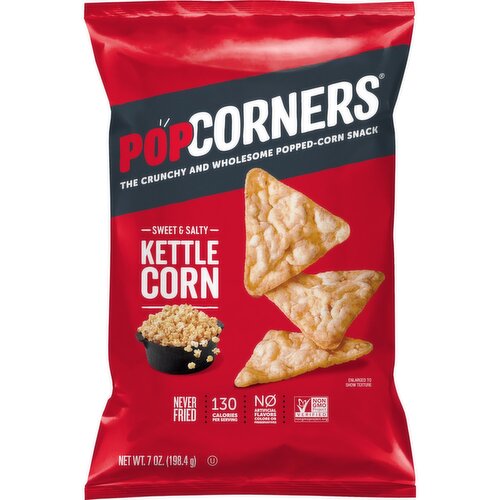 PopCorners Popped-Corn Snack Kettle Corn Sweet & Salty 7 Oz