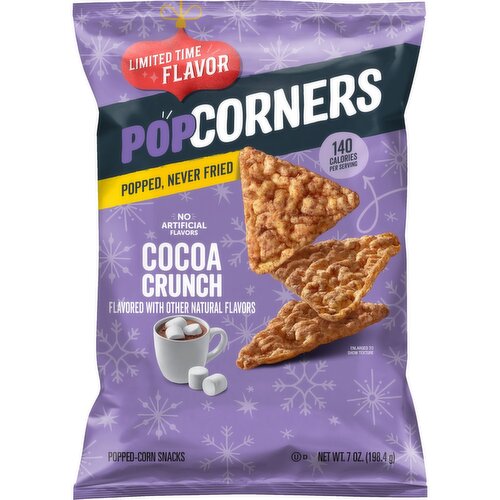 PopCorners Popped Corn Snacks Cocoa Crunch, 7 Oz
