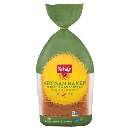 Schär Gluten-Free Artisan Baker 10 Grains & Seeds Bread, 14.1 oz